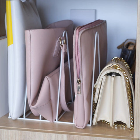 Bags in bag rack - purse storage