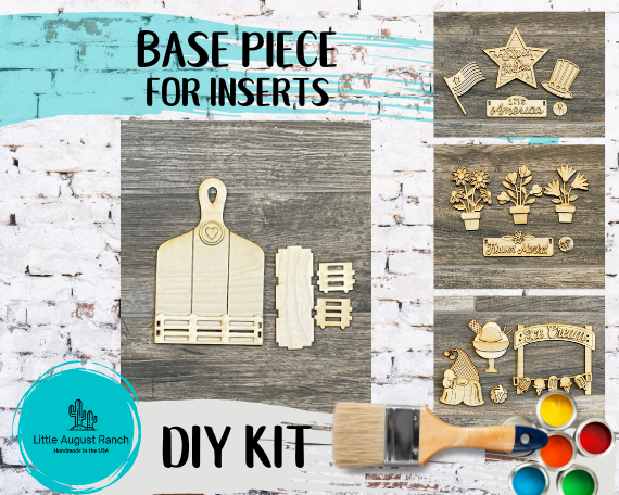 Cutting Board Kitchen Decor DIY Wood Paint Kit - Faux Cutting Board –  Little August Ranch