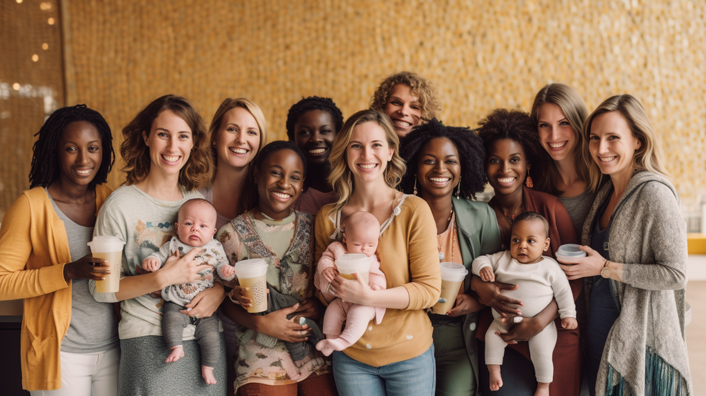 group on mom's drinking lactation smoothies