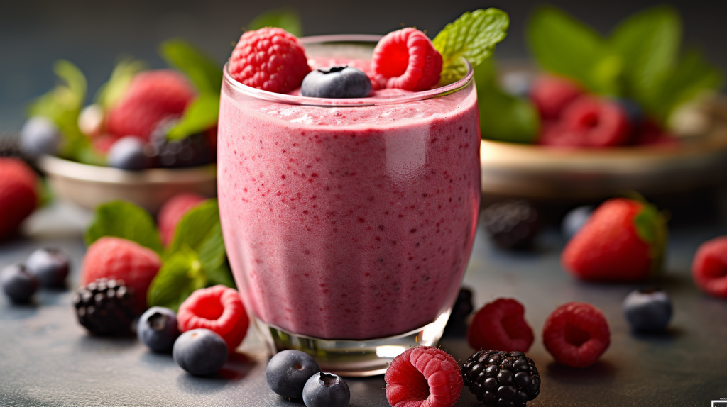 berry lactation smoothies