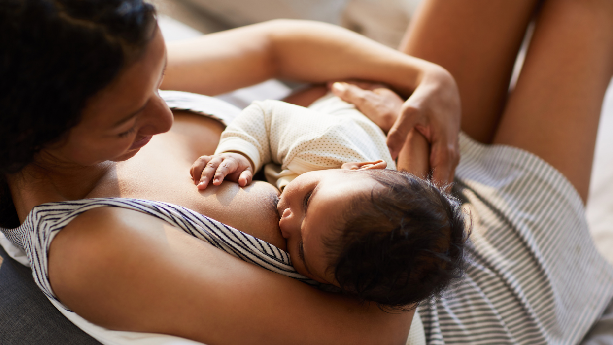 Getting a proper breastfeeding latch for baby