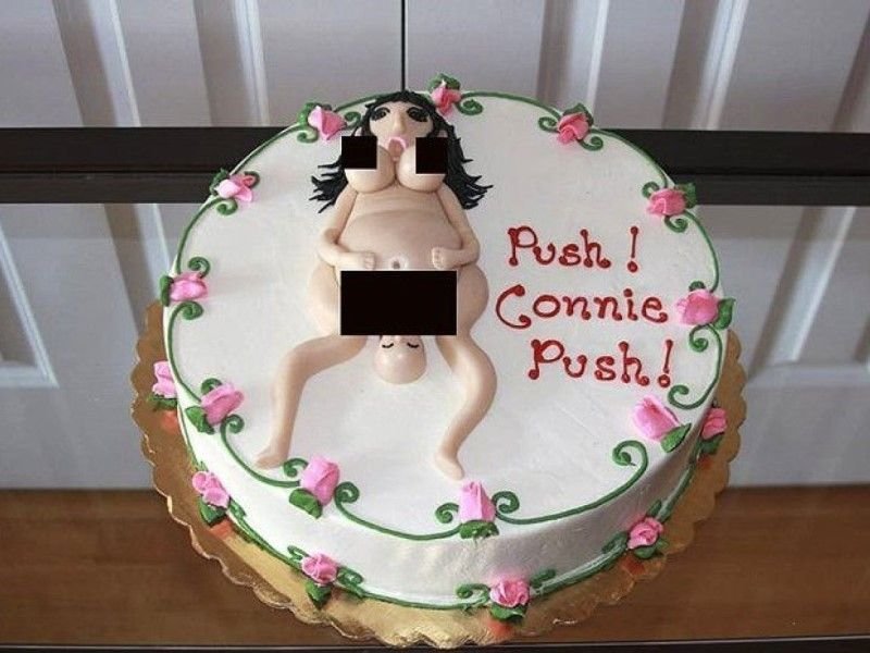 [Baby Shower[ Epic Fails: Disaster Cakes That Will Make You Cringe] - [Giving Birth Cake]