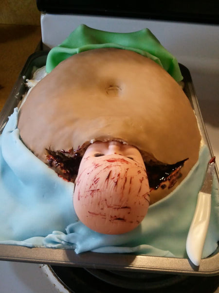 [Baby Shower[ Epic Fails: Disaster Cakes That Will Make You Cringe] - [C-Section Cake]
