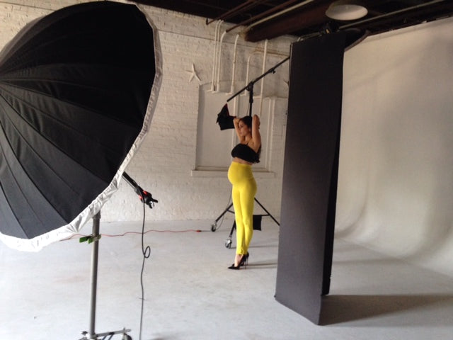 Yellow Maternity  Leggings