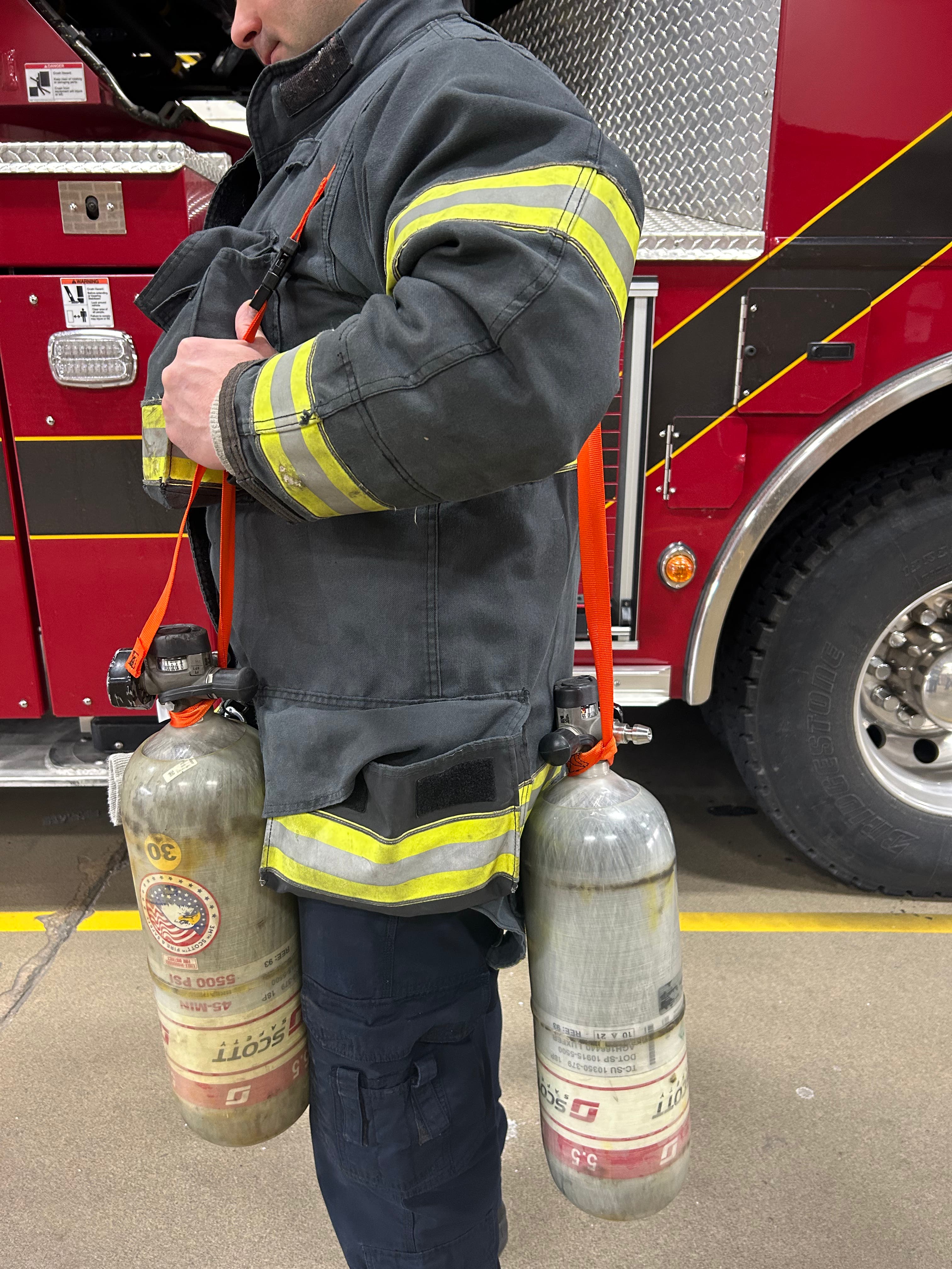 New SCBA Bottle Carrying Sling
