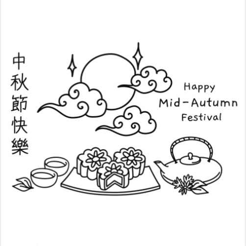 moon festival coloring pages