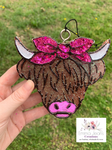 Highland Cow Vent Clip Freshies – Emma Jean's Creations