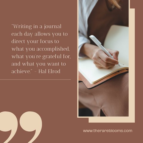 Quote about the benefits of journaling