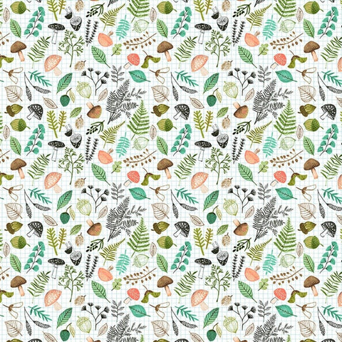 woodland forest floor fabric by The Country Quilt Shop