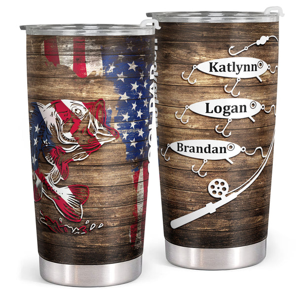 Fancyfams - Birthday Gifts for Him - 20oz Stainless Steel Tumbler, Fathers Day Gift, Birthday Gift from Daughter, Son, Dad Tu