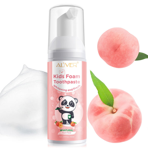 Aliver Teeth Whitening Foam for kid Peach