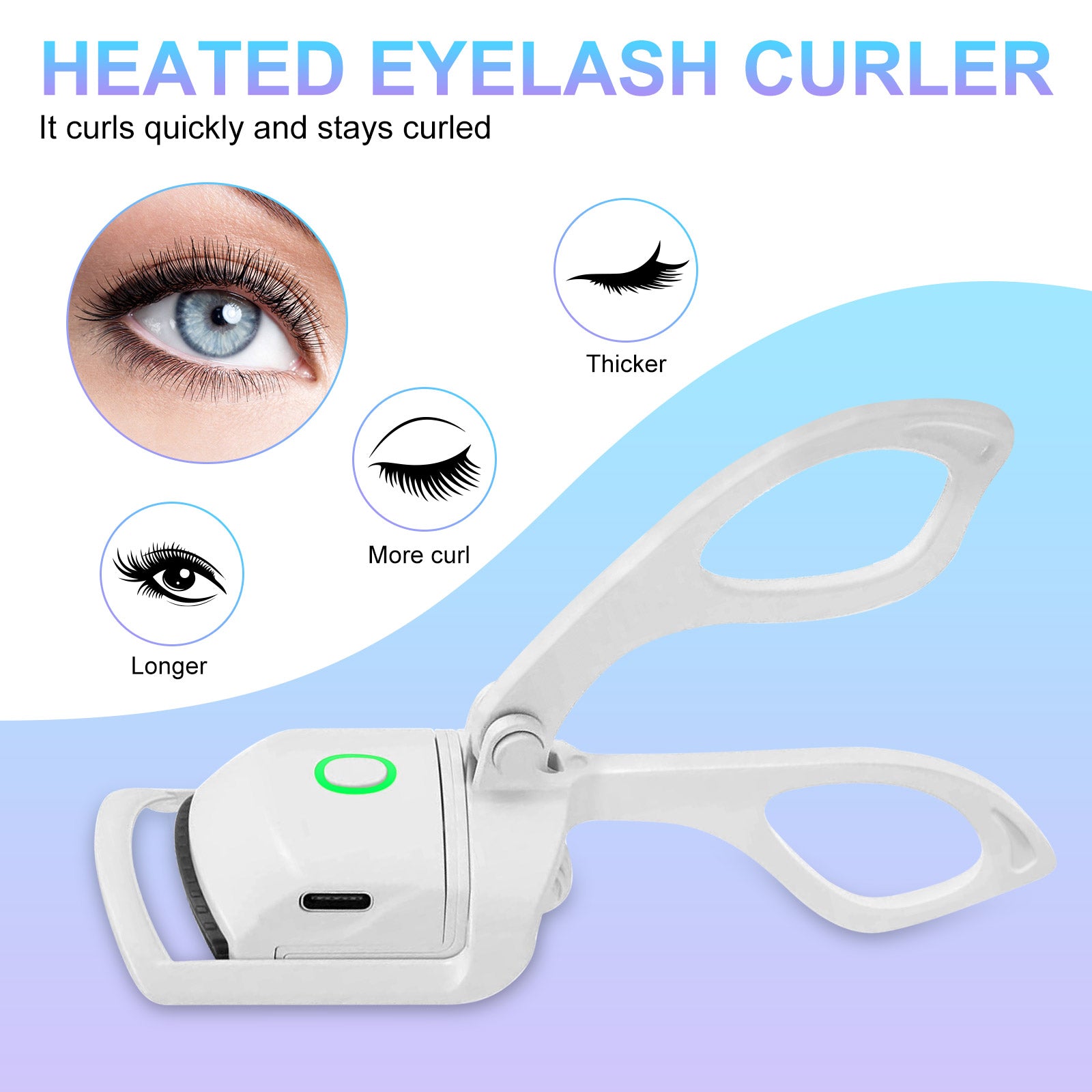 Aliver 2 Modes Heated Electric Eyelash Curler