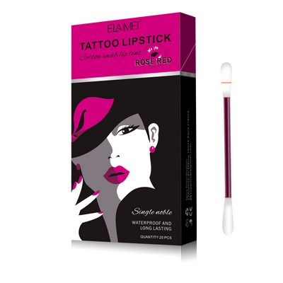 Elaimei ®  20 Pcs/Set of Tattoo Lipstick Kit |Cotton Swab Lip Tint