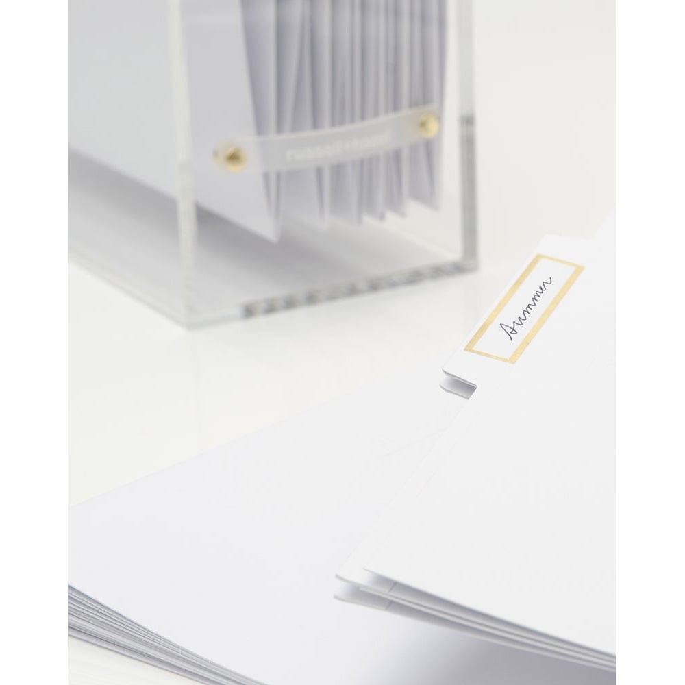 Clear Acrylic Slim Hanging File Box, Letter Sized, 4.5 x 12.25 x 10  (31733)