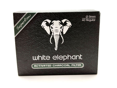 White Elephant Natural Meerschaum Box da 40 filtri 9mm – Floppypipe