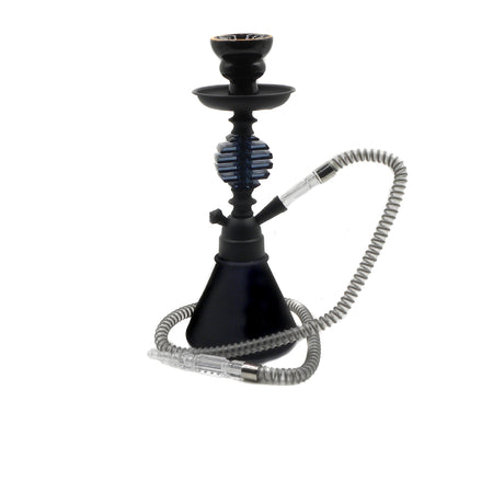 Shisha narghilè nero a due canne 25 cm – Floppypipe