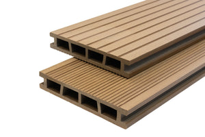 Natura™ | Grooved Composite Decking Board (3.6m length) | Light Brown