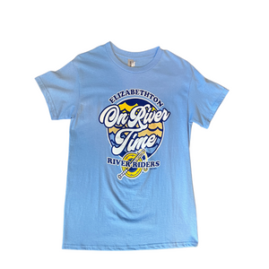 River Riders On River Time T-shirt - Elizabethton River Riders - River Shirt