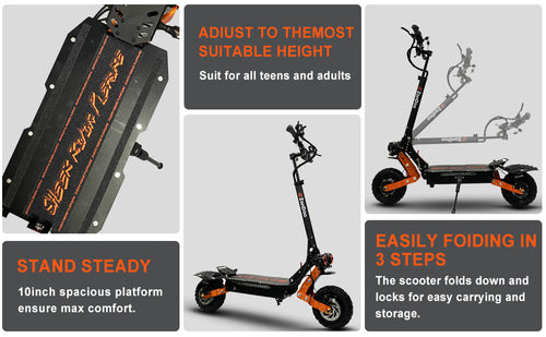 best electric scooter for heavy adults with seat
