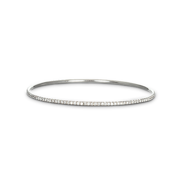 18k Yellow Gold Genuine Hinged Round Diamond Pave Setting Bangle, Brilliant  Cut White Color Diamond at Rs 233599 | हीरे के कंगन in Surat | ID:  2849737958973