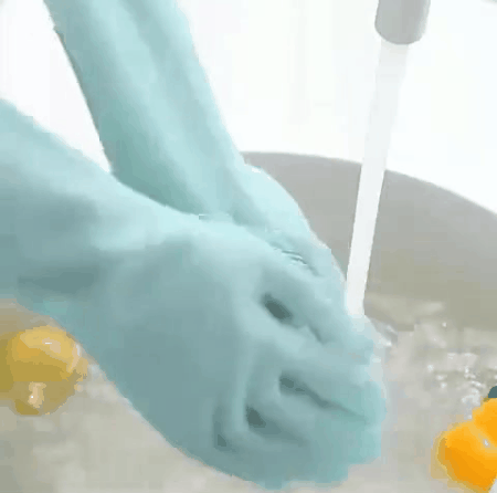 Silicone Dishwashing Rubber Gloves