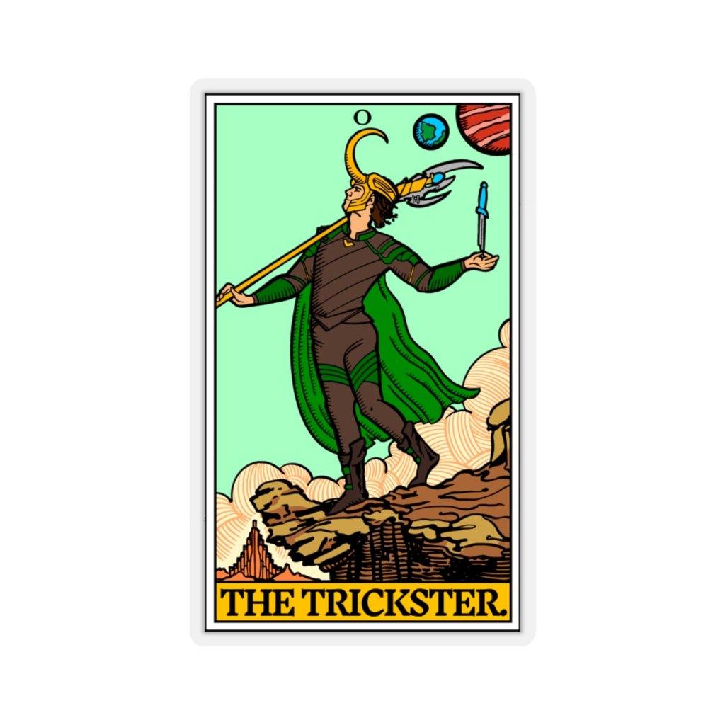The Trickster Tarot Card Stickers Good At Internet Shop