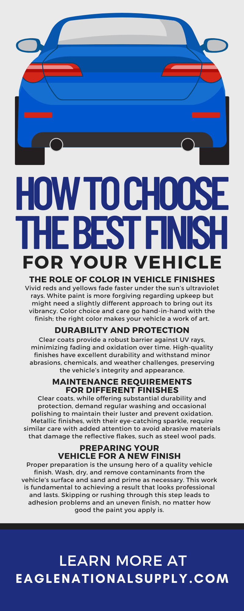 How To Choose the Best Finish for Your Vehicle