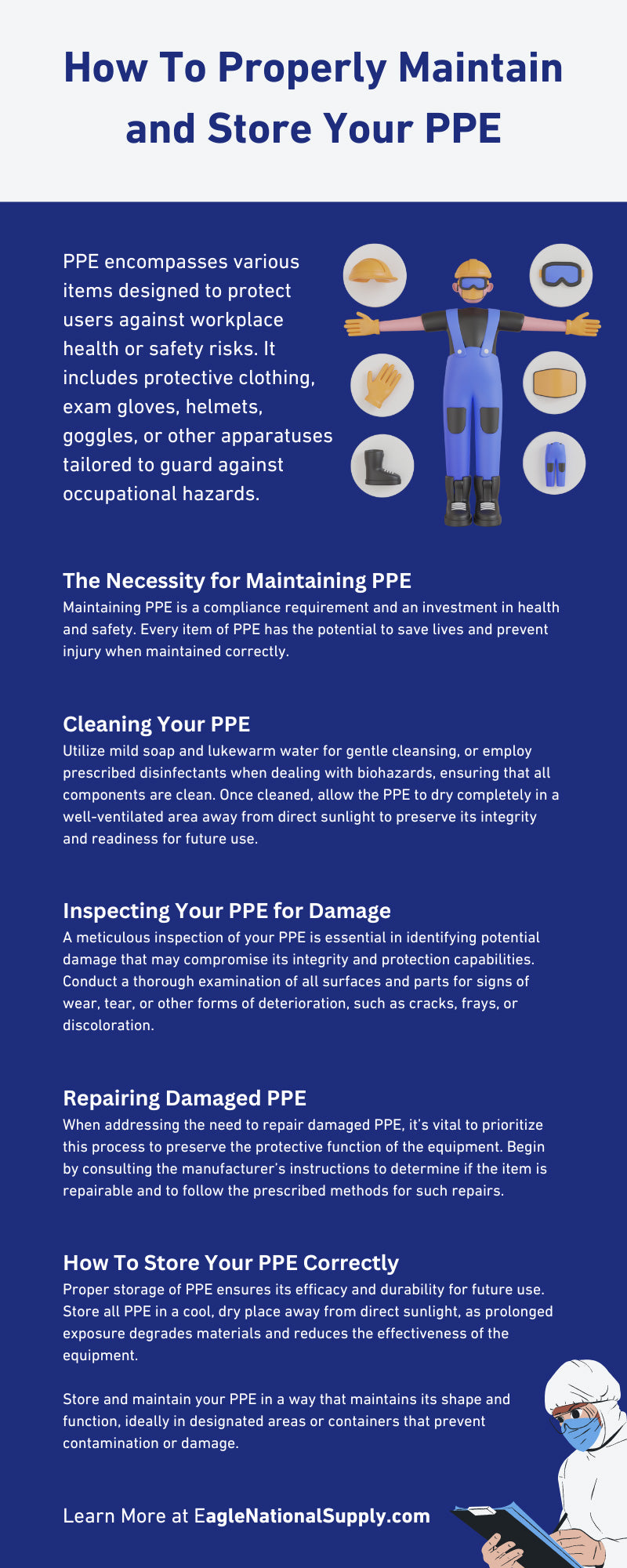 How To Properly Maintain and Store Your PPE