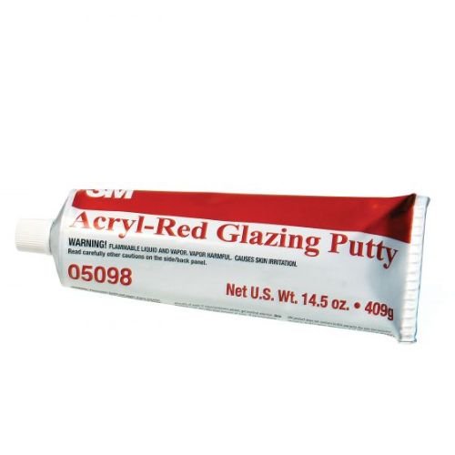 Red Glazing Putty, 1 lb Tube, Paste/Gel