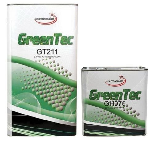 GreenTec GT211 2:1 Low VOC Clearcoat + Med Hardener Kit, 5 L