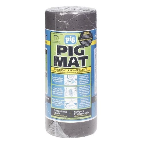 Pig Grippy Absorbent Mat - 32x100' Roll, Blue