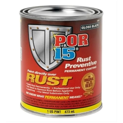 POR-15® 45401 Semi Gloss Black Rust Preventive Coating, Gallon