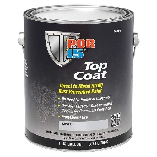 POR-15 Gloss Black Rust Preventive Coating, 4 oz., 6 Pack