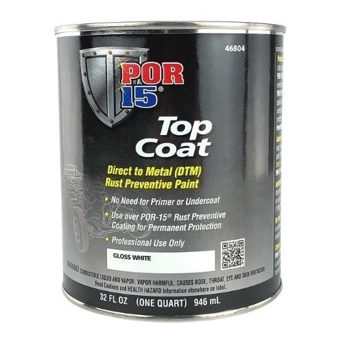 POR-15 Top Coat DTM paint is a direct-to-metal UV Resistant coating de, Paint Art