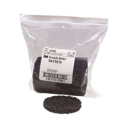 3M Scotch-Brite Roloc CLean & Strip Quick Change Disc 21552, 4 in, Silicon  Carbide, Extra Coarse