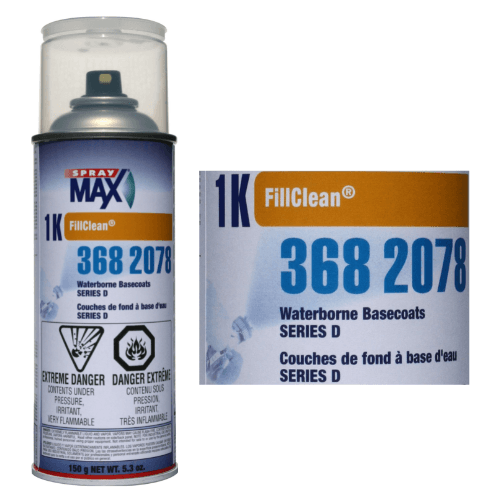 SprayMax 3682071 6 Pk Empty Aerosol Cans for 1K Basecoats