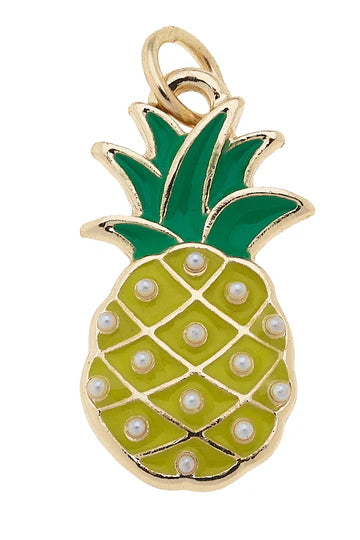 Pearl Studded Pineapple Charm