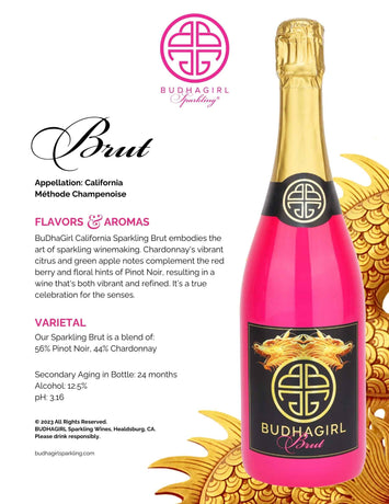 BuDhaGirl Sparkling Brut Fact Sheet | BuDhaGirl Sparkling Wines