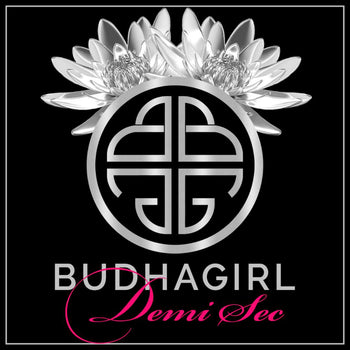BuDhaGirl Sparkling Demi Sec Front Label | BuDhaGirl Sparkling Wines