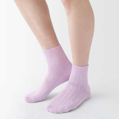 Right Angle Pile Short Socks, Unisex Socks