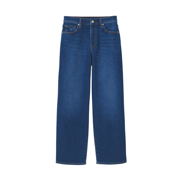 Women's Denim Wide Baggy Pants | Sustainable Jeans | MUJI USA