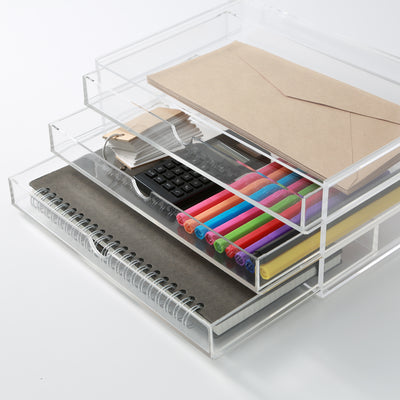 MUJI Polypropylene Stationery Box