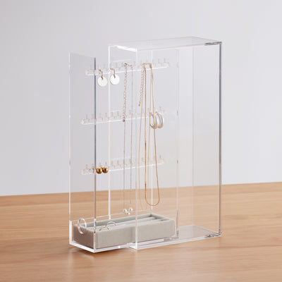 2 Tier Clear Acrylic Jewelry Stand T-Bar Chain & Bracelet Display | Michaels
