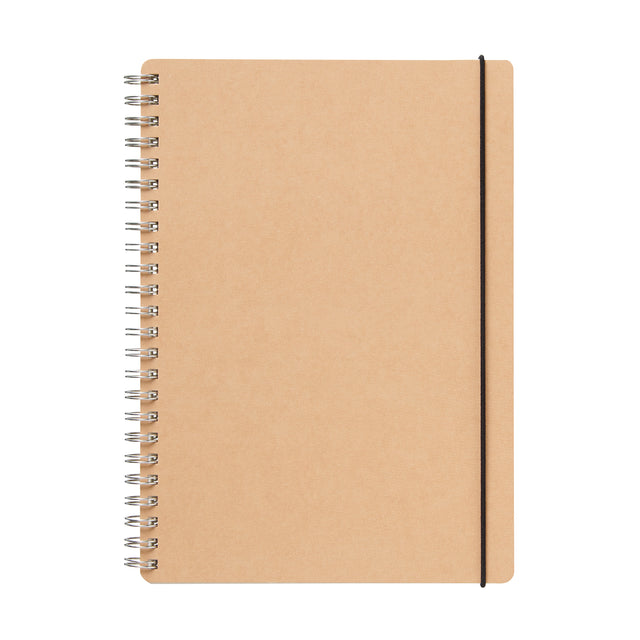 Recycled Paper Double Ringed Plain Notebook | Notebooks & Notepads 