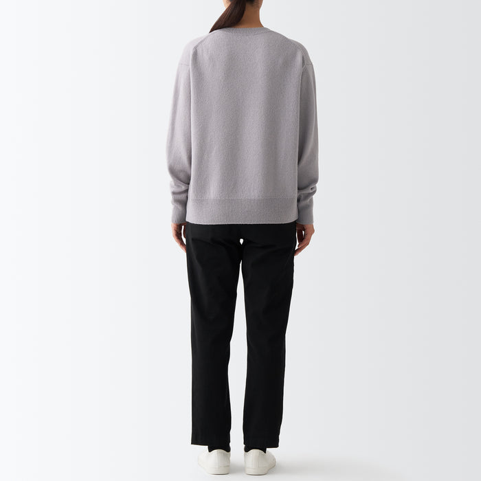 Women's Wool Crew Neck Sweater | MUJI USA