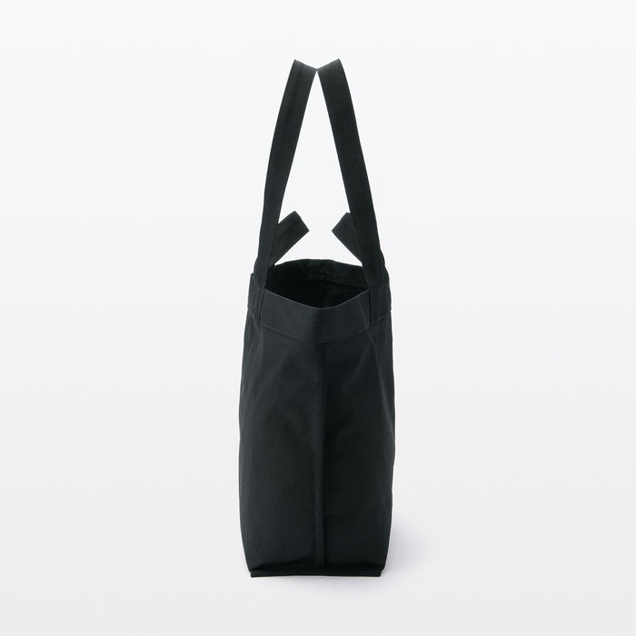 Canvas Double Handle Tote Bag | MUJI USA