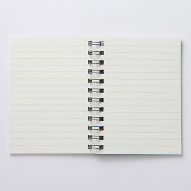 Recycled Paper Double Ringed Plain Notebook