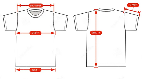T-shirt Dimension Scheme