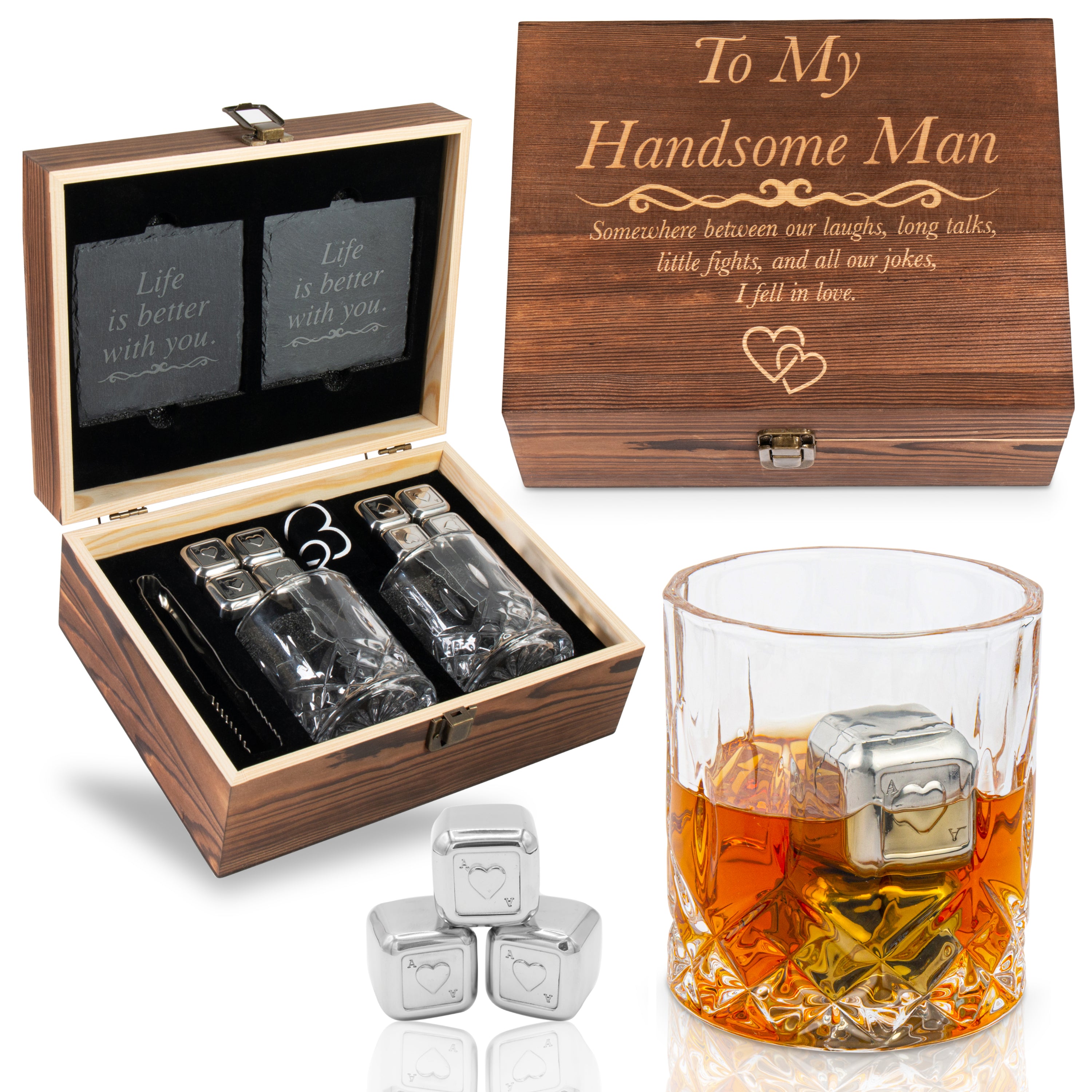 whisky and glass gift set