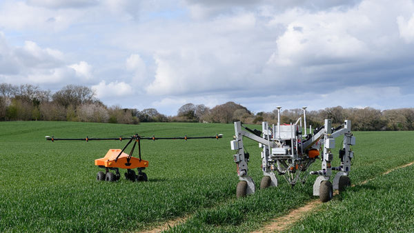 Farming robots are a new weeding hack. This one is over a large field.